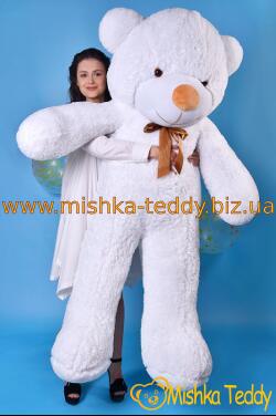 Большой плюшевый мишка 200 см белый