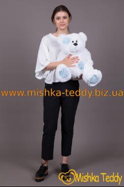 Маленький плюшевый мишка Тедди 55 см белый