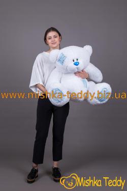 Плюшевый белый мишка Тедди 100 см