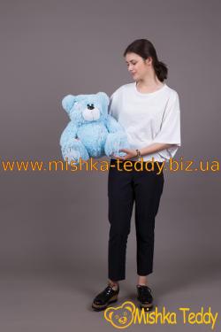 Плюшевый голубой мишка игрушка Тедди оригинал Украина