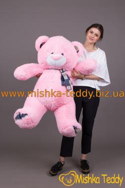 Розовый плюшевый мишка игрушка 140 см